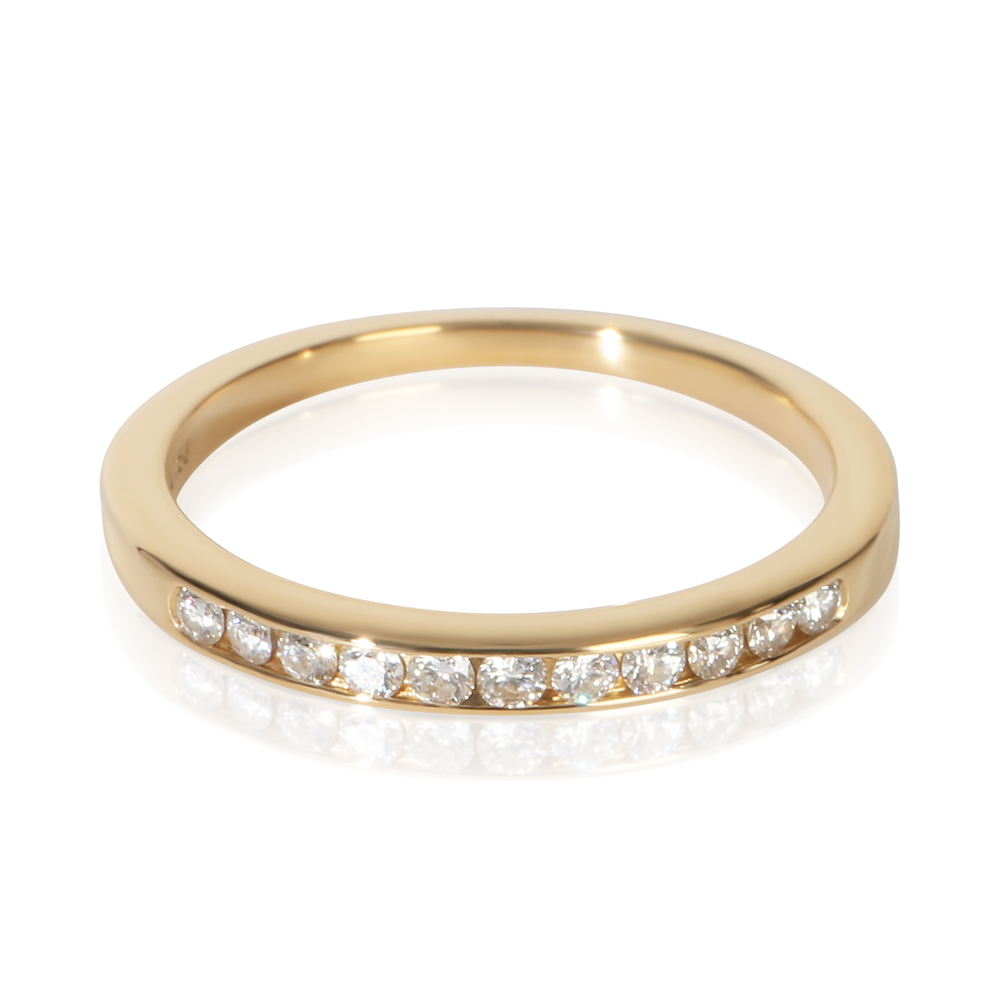 Tiffany & Co. Yellow Gold Diamond Vintage Channel Set Band